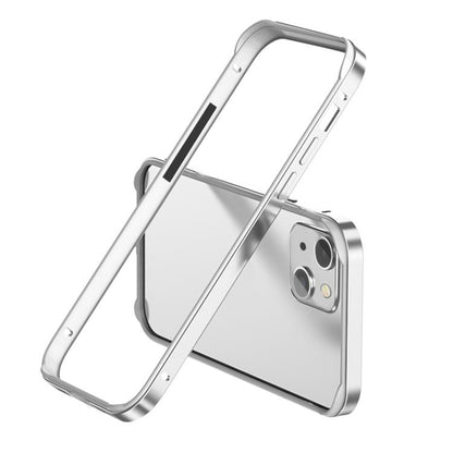 Metal Hybrid Silicone Four-Corner Shockproof Cooling Phone Frame Case, For iPhone 14 Plus, For iPhone 14