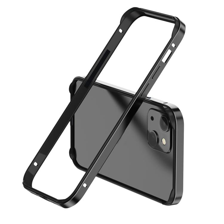 Metal Hybrid Silicone Four-Corner Shockproof Cooling Phone Frame Case, For iPhone 14 Plus, For iPhone 14