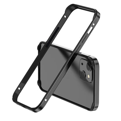Metal Hybrid Silicone Four-Corner Shockproof Cooling Phone Frame Case, For iPhone 14 Plus, For iPhone 14