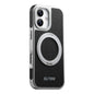 Suteni G6 Large Litchi Texture Electroplated 360 Rotation Holder Magnetic Phone Case, For iPhone 17 Pro Max, For iPhone 17 Pro, For iPhone 17, For iPhone 16 Pro Max, For iPhone 16 Pro, For iPhone 16, For iPhone 15 Pro Max, For iPhone 15 Pro