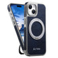 Suteni G6 Crazy Horse Texture Electroplated 360 Rotation Holder Magnetic Phone Case, For iPhone 15 Pro Max, For iPhone 15 Pro, For iPhone 15, For iPhone 14, For iPhone 14 Pro, For iPhone 14 Pro Max