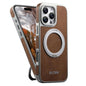 Suteni G6 Crazy Horse Texture Electroplated 360 Rotation Holder Magnetic Phone Case, For iPhone 13 Pro Max, For iPhone 13 Pro
