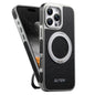Suteni G6 Crazy Horse Texture Electroplated 360 Rotation Holder Magnetic Phone Case, For iPhone 13 Pro Max, For iPhone 13 Pro