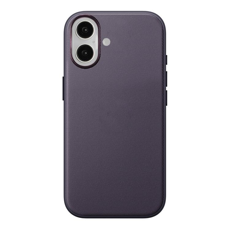 Official Tech Fabric Texture Side-Stick TPU Magnetic Phone Case, No AI Camera Button, For iPhone 16 Pro Max, For iPhone 16 Pro, For iPhone 16, For iPhone 15 Pro Max