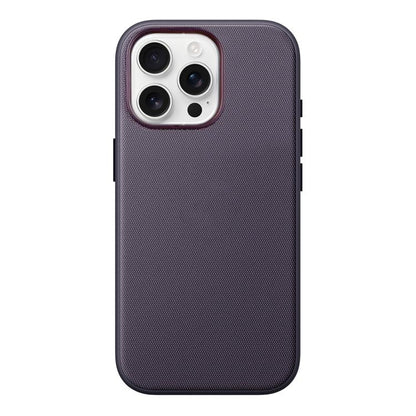 Official Tech Fabric Texture Side-Adhesive TPU Magnetic Phone Case with Camera Button, For iPhone 13 Pro Max, For iPhone 13 Pro, For iPhone 13