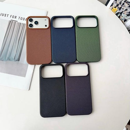 Official Tech Fabric Texture Side-Stick TPU Magnetic Phone Case, No AI Camera Button, For iPhone 17 Pro Max, For iPhone 17 Pro, For iPhone 17, For iPhone Air