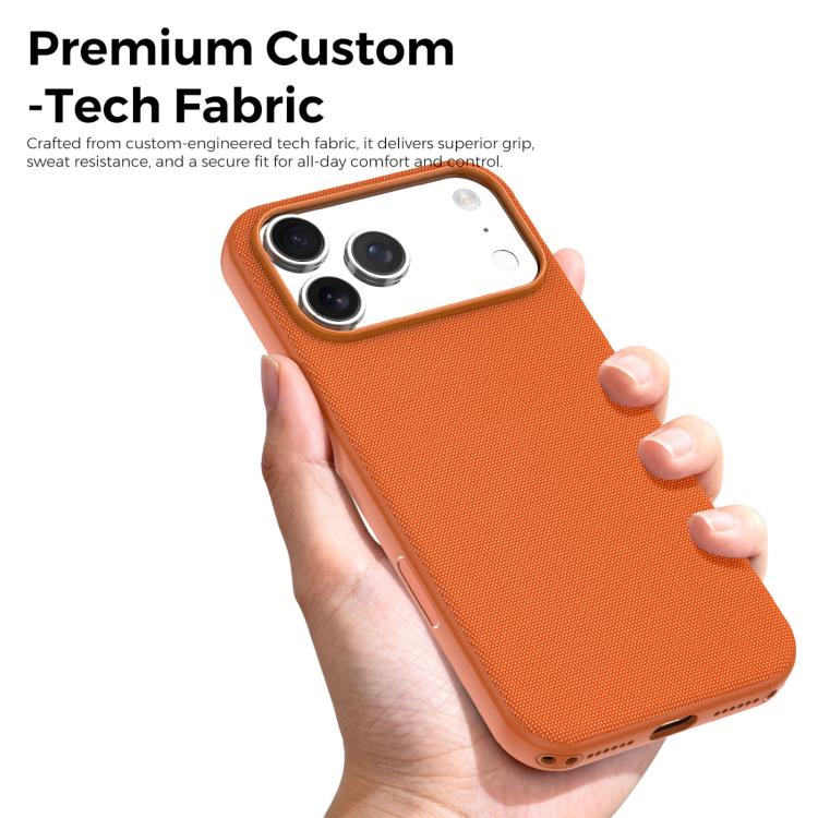 Official Tech Fabric Texture Side-Adhesive TPU Magnetic Phone Case with Camera Button, For iPhone 14, For iPhone 14 Pro, For iPhone 14 Pro Max