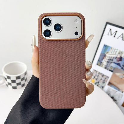 Official Tech Fabric Texture Side-Stick TPU Magnetic Phone Case, No AI Camera Button, For iPhone 16 Pro Max, For iPhone 16 Pro, For iPhone 16, For iPhone 15 Pro Max