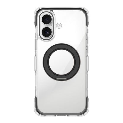 Vacuum-Sealed Transparent Airbag Magnetic Rotation Holder Acrylic Phone Case, For iPhone 17 Pro Max, For iPhone 17 Pro, For iPhone 17