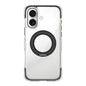 Vacuum-Sealed Transparent Airbag Magnetic Rotation Holder Acrylic Phone Case, For iPhone 17 Pro Max, For iPhone 17 Pro, For iPhone 17