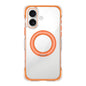 Vacuum-Sealed Transparent Airbag Magnetic Rotation Holder Acrylic Phone Case, For iPhone 17 Pro Max, For iPhone 17 Pro, For iPhone 17