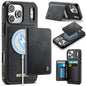 CaseMe Me80 Series Detachable Wallet Magnetic RFID Vegan Leather Phone Case, For iPhone 17e / 16e, For iPhone 17 Pro Max, For iPhone 17 Pro, For iPhone 17