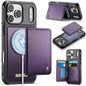 CaseMe Me80 Series Detachable Wallet Magnetic RFID Vegan Leather Phone Case, For iPhone 17e / 16e, For iPhone 17 Pro Max, For iPhone 17 Pro, For iPhone 17