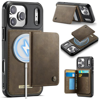 CaseMe Me80 Series Detachable Wallet Magnetic RFID Vegan Leather Phone Case, For iPhone 17e / 16e, For iPhone 17 Pro Max, For iPhone 17 Pro, For iPhone 17