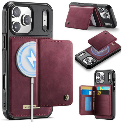 CaseMe Me80 Series Detachable Wallet Magnetic RFID Vegan Leather Phone Case, For iPhone 17e / 16e, For iPhone 17 Pro Max, For iPhone 17 Pro, For iPhone 17