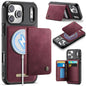 CaseMe Me80 Series Detachable Wallet Magnetic RFID Vegan Leather Phone Case, For iPhone 17e / 16e, For iPhone 17 Pro Max, For iPhone 17 Pro, For iPhone 17