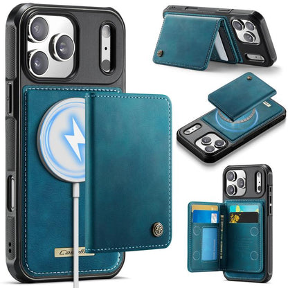 CaseMe Me80 Series Detachable Wallet Magnetic RFID Vegan Leather Phone Case, For iPhone 17e / 16e, For iPhone 17 Pro Max, For iPhone 17 Pro, For iPhone 17