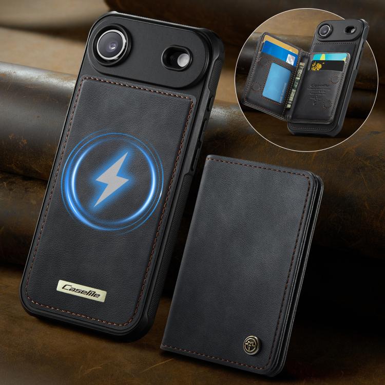 CaseMe Me80 Series Detachable Wallet Magnetic RFID Vegan Leather Phone Case, For iPhone Air, For iPhone 16 Pro Max, For iPhone 16 Pro, For iPhone 16 Plus