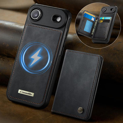 CaseMe Me80 Series Detachable Wallet Magnetic RFID Vegan Leather Phone Case, For iPhone Air, For iPhone 16 Pro Max, For iPhone 16 Pro, For iPhone 16 Plus