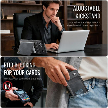 CaseMe Me80 Series Detachable Wallet Magnetic RFID Vegan Leather Phone Case, For iPhone Air, For iPhone 16 Pro Max, For iPhone 16 Pro, For iPhone 16 Plus