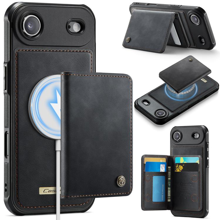 CaseMe Me80 Series Detachable Wallet Magnetic RFID Vegan Leather Phone Case, For iPhone Air, For iPhone 16 Pro Max, For iPhone 16 Pro, For iPhone 16 Plus