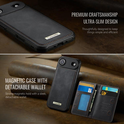 CaseMe Me80 Series Detachable Wallet Magnetic RFID Vegan Leather Phone Case, For iPhone Air, For iPhone 16 Pro Max, For iPhone 16 Pro, For iPhone 16 Plus