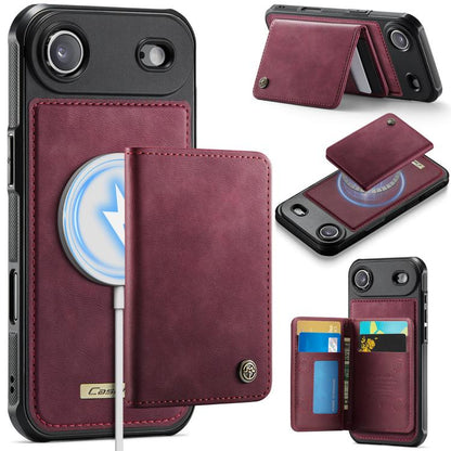 CaseMe Me80 Series Detachable Wallet Magnetic RFID Vegan Leather Phone Case, For iPhone Air, For iPhone 16 Pro Max, For iPhone 16 Pro, For iPhone 16 Plus