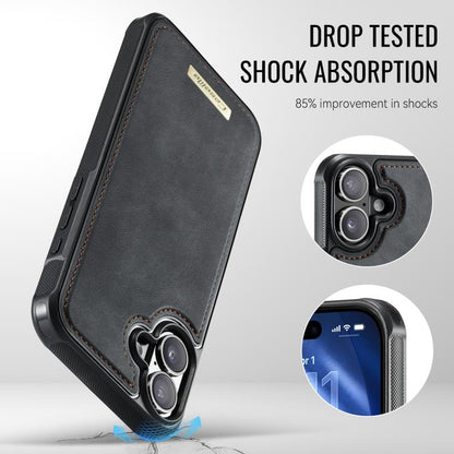 CaseMe Me80 Series Detachable Wallet Magnetic RFID Vegan Leather Phone Case, For iPhone 16, For iPhone 15 Pro Max, For iPhone 15 Pro, For iPhone 15 Plus / 14 Plus