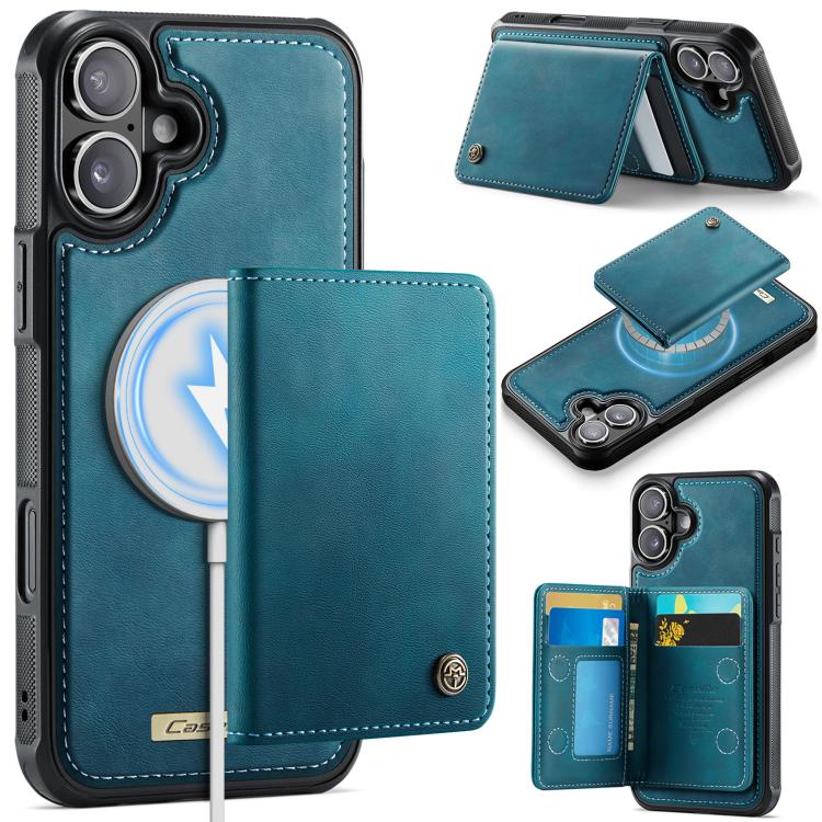 CaseMe Me80 Series Detachable Wallet Magnetic RFID Vegan Leather Phone Case, For iPhone Air, For iPhone 16 Pro Max, For iPhone 16 Pro, For iPhone 16 Plus