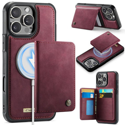 CaseMe Me80 Series Detachable Wallet Magnetic RFID Vegan Leather Phone Case, For iPhone Air, For iPhone 16 Pro Max, For iPhone 16 Pro, For iPhone 16 Plus