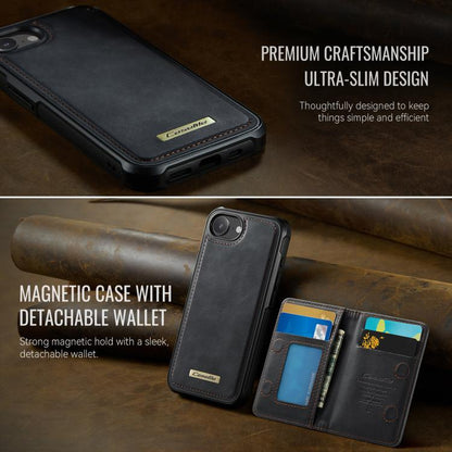 CaseMe Me80 Series Detachable Wallet Magnetic RFID Vegan Leather Phone Case, For iPhone 17e / 16e, For iPhone 17 Pro Max, For iPhone 17 Pro, For iPhone 17