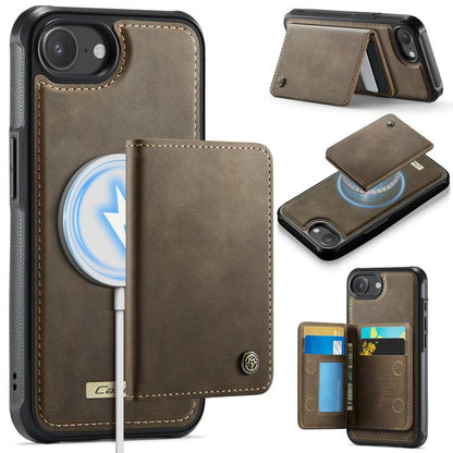 CaseMe Me80 Series Detachable Wallet Magnetic RFID Vegan Leather Phone Case, For iPhone 17e / 16e, For iPhone 17 Pro Max, For iPhone 17 Pro, For iPhone 17
