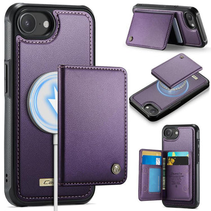 CaseMe Me80 Series Detachable Wallet Magnetic RFID Vegan Leather Phone Case, For iPhone 17e / 16e, For iPhone 17 Pro Max, For iPhone 17 Pro, For iPhone 17
