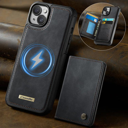 CaseMe Me80 Series Detachable Wallet Magnetic RFID Vegan Leather Phone Case, For iPhone 15, For iPhone 14, For iPhone 14 Pro, For iPhone 14 Pro Max