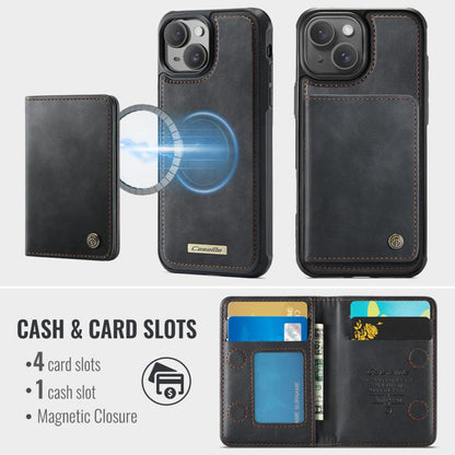 CaseMe Me80 Series Detachable Wallet Magnetic RFID Vegan Leather Phone Case, For iPhone 15, For iPhone 14, For iPhone 14 Pro, For iPhone 14 Pro Max
