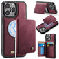 CaseMe Me80 Series Detachable Wallet Magnetic RFID Vegan Leather Phone Case, For iPhone 16, For iPhone 15 Pro Max, For iPhone 15 Pro, For iPhone 15 Plus / 14 Plus