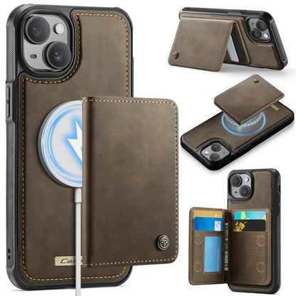 CaseMe Me80 Series Detachable Wallet Magnetic RFID Vegan Leather Phone Case, For iPhone 13 Pro Max, For iPhone 13 Pro, For iPhone 13, For iPhone 12 / 12 Pro