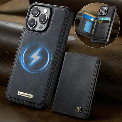 CaseMe Me80 Series Detachable Wallet Magnetic RFID Vegan Leather Phone Case, For iPhone 13 Pro Max, For iPhone 13 Pro, For iPhone 13, For iPhone 12 / 12 Pro