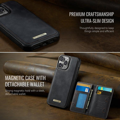 CaseMe Me80 Series Detachable Wallet Magnetic RFID Vegan Leather Phone Case, For iPhone 13 Pro Max, For iPhone 13 Pro, For iPhone 13, For iPhone 12 / 12 Pro