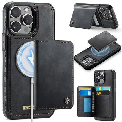 CaseMe Me80 Series Detachable Wallet Magnetic RFID Vegan Leather Phone Case, For iPhone 13 Pro Max, For iPhone 13 Pro, For iPhone 13, For iPhone 12 / 12 Pro