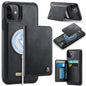 CaseMe Me80 Series Detachable Wallet Magnetic RFID Vegan Leather Phone Case, For iPhone 12 Pro Max, For iPhone 11 Pro Max, For iPhone 11, For iPhone 11 Pro