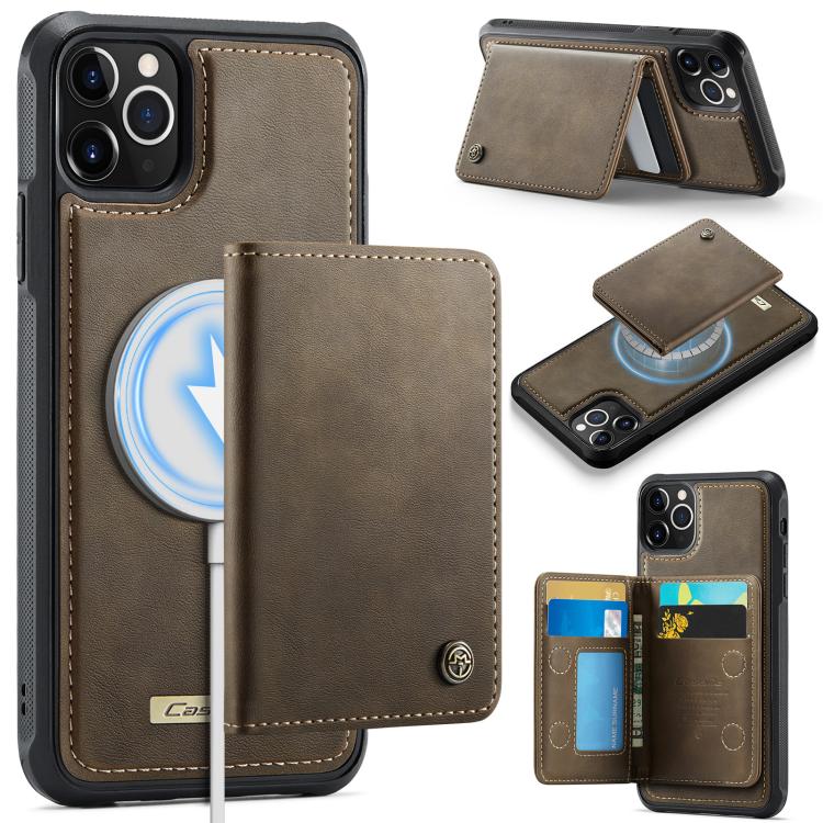 CaseMe Me80 Series Detachable Wallet Magnetic RFID Vegan Leather Phone Case, For iPhone 12 Pro Max, For iPhone 11 Pro Max, For iPhone 11, For iPhone 11 Pro