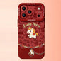 Year Of The Horse Skin Feel Liquid Silicone Full Coverage Phone Case, For iPhone 15 Pro, For iPhone 15