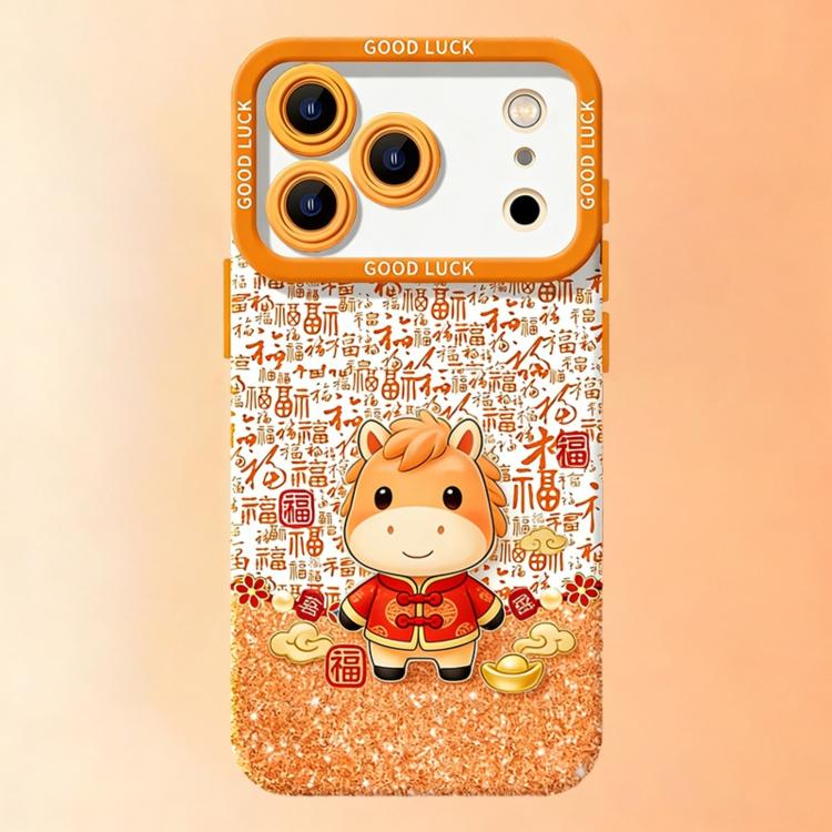 Year Of The Horse Liquid Silicone Full Coverage Shockproof Phone Case, For iPhone 17 Pro Max, For iPhone 17 Pro, For iPhone 17, For iPhone Air, For iPhone 16 Pro Max, For iPhone 16 Pro