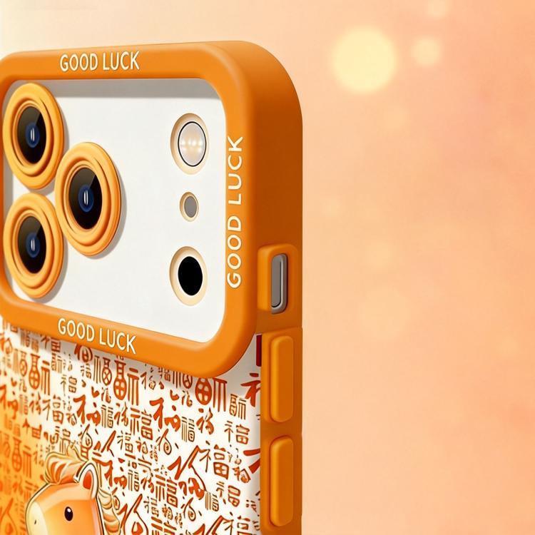 Year Of The Horse Liquid Silicone Full Coverage Shockproof Phone Case, For iPhone 17 Pro Max, For iPhone 17 Pro, For iPhone 17, For iPhone Air, For iPhone 16 Pro Max, For iPhone 16 Pro