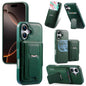 CaseNeo Fold Holder Retro Elastic Card Bag Magnetic Back Phone Case, For iPhone 16 Pro, For iPhone 16 Plus, For iPhone 16, For iPhone 15 Pro Max, For iPhone 15 Pro, For iPhone 15 Plus