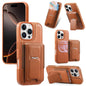 CaseNeo Fold Holder Retro Elastic Card Bag Magnetic Back Phone Case, For iPhone 16 Pro, For iPhone 16 Plus, For iPhone 16, For iPhone 15 Pro Max, For iPhone 15 Pro, For iPhone 15 Plus