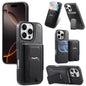 CaseNeo Fold Holder Retro Elastic Card Bag Magnetic Back Phone Case, For iPhone 16 Pro, For iPhone 16 Plus, For iPhone 16, For iPhone 15 Pro Max, For iPhone 15 Pro, For iPhone 15 Plus