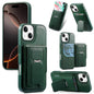 CaseNeo Fold Holder Retro Elastic Card Bag Magnetic Back Phone Case, For iPhone 16 Pro, For iPhone 16 Plus, For iPhone 16, For iPhone 15 Pro Max, For iPhone 15 Pro, For iPhone 15 Plus
