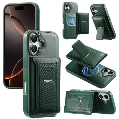 CaseNeo Retro Hinge Folding Wallet Magnetic Back Phone Case, For iPhone 17e / 16e, For iPhone 17 Pro Max, For iPhone 17 Pro, For iPhone 17, For iPhone Air, For iPhone 16 Pro Max